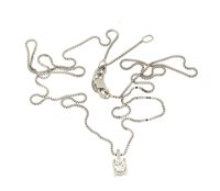 Collana Soranzo Gioielli Donna Punto Luce in Oro bianco Diamante 0.20 Ct NP10290309 - NP10290309